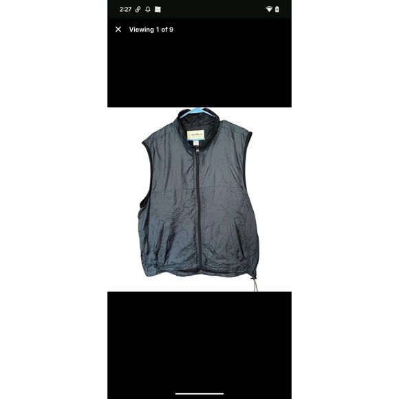 Vintage Y2K 2000s Eddie Bauer Hiking Tech Lightweight Windbreaker Vest - Picture 12 of 12